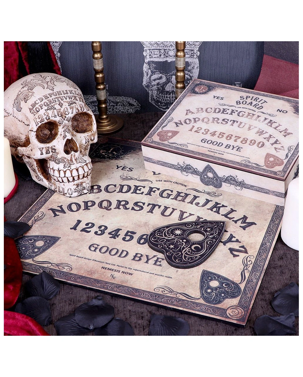 Altes Ouija Brett Mit Zeiger 4 Altes Ouija Brett Mit Zeiger – Bild 2