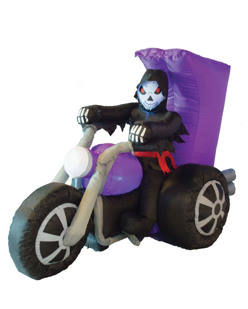 Aufblasbarer Sensenman Auf Motorrad 3 Aufblasbarer Sensenman Auf Motorrad