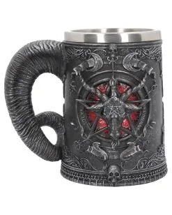 Baphomet Bierseidel -Angebote Halloween Deko Store baphomet bierkrug baphomet bierstein baphomet tankard 39217 03