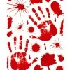 Blutige Hände & Blutspritzer Fenstersticker -Angebote Halloween Deko Store blutige haende und blood splatter fenstersticker blutige hanede und blutspritzer fensterfolie halloween deko..51262 01