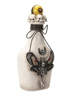 Giftflasche Mit Totenkopf Motte & Auge 25cm -Angebote Halloween Deko Store giftflasche mit totenkopf schwaermer und augapfel poision bottle with skull moth and eyeball 54747 04