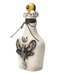 Giftflasche Mit Totenkopf Motte & Auge 25cm -Angebote Halloween Deko Store giftflasche mit totenkopf schwaermer und augapfel poision bottle with skull moth and eyeball 54747 05