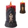 Sensenmann LED Kerze Dekofigur -Angebote Halloween Deko Store grim reaper led kerze halloween und gothic wohnungsdeko grim reaper led candle 52704