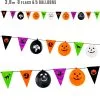 Halloween Girlande Mit Flaggen & Ballons -Angebote Halloween Deko Store halloween girlande mit wimple und ballons halloween garland w flags and balloons 51725 01