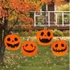 Halloween Kürbis Gesichter Gartenstecker 4 St. -Angebote Halloween Deko Store halloween jack o lantern kuerbis gartenstecker halloween jack o lantern yard sticks halloween deko 53667 01