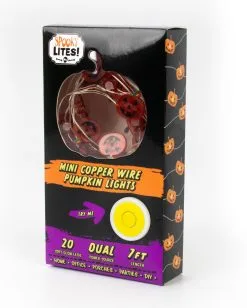 Mini Kürbis Lichterkette Als Halloween Deko -Angebote Halloween Deko Store halloween mini kuerbis lichterkette halloween mini pumpkin string lights halloween decoration 53815 03