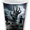 Halloween Pappbecher Zombie Friedhof 6 St. -Angebote Halloween Deko Store halloween zombie friedhof pappbecher halloween zombie graveyard paper cups halloween friedhof dekoration 53191