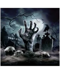 Angebote Halloween Deko Store 21 Zombie Friedhof Halloween Servietten 12 St.
