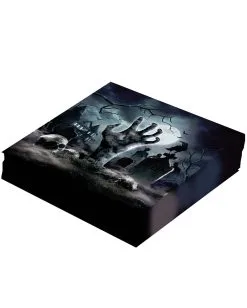 Zombie Friedhof Halloween Servietten 12 St. -Angebote Halloween Deko Store halloween zombie friedhof servietten halloween zombie graveyard napkins halloween friedhof dekoration 53190 3