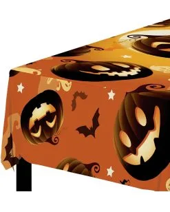 Tischdecke Happy Halloween Kürbis 9 Tischdecke Happy Halloween Kürbis -Angebote Halloween Deko Store happy halloween kuerbis tischdecke happy halloween pumpkin tablecloth halloween deko kinder 53203 4