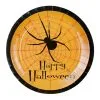 Spinnen Pappteller Happy Halloween 8 St. -Angebote Halloween Deko Store happy halloween pappteller partyteller partygeschirr halloween geschirr halloween paper plates 26667