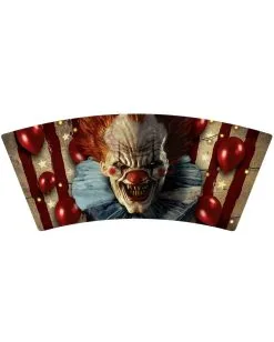 Horror Clown Zirkus Schnapsbecher 3 St. -Angebote Halloween Deko Store horrorclown circus shot becher pappe horror clown circus shot mug cardboard horror zirkus dekoration 53167 3