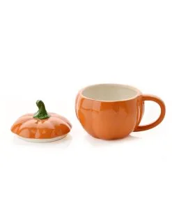 Kürbis Lieblingstasse Mit Deckel -Angebote Halloween Deko Store kuerbis tasse mit deckel halloween pumpkin mug with lid halloween wohnungsdeko und zubehoer 53484 2