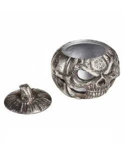 Kürbis Totenschädel Schale -Angebote Halloween Deko Store kuerbis totenkopf schale kuerbis totenschaedel schale pumpkin skull pot 50852 03