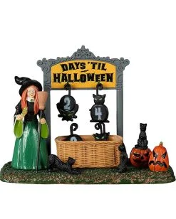 Lemax Spooky Town - Schwarzer Katzen Countdown -Angebote Halloween Deko Store lemax spooky town black cat countdown halloween dekoration spooky town figuren kaufen 53839 05