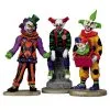 Lemax Spooky Town - Böse Unheimliche Clowns 3er Set -Angebote Halloween Deko Store lemax spooky town evil sinister clown halloween dekoration spooky town figuren online kaufen 53730 01