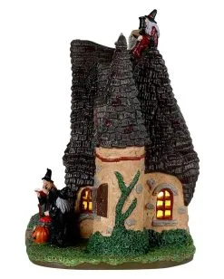 Lemax Spooky Town - Das Hexenhäuschen -Angebote Halloween Deko Store lemax spooky town the witchs cottage halloween deko hexenhaus spooky town gebaeude 53858 3