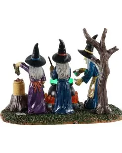 Lemax Spooky Town - Hexen Teamwork -Angebote Halloween Deko Store lemax spooky town witches teamwork halloween dekoration spooky town figurine 53630 04