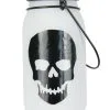 Beleuchtete Totenschädel Laterne Aus Glas -Angebote Halloween Deko Store leuchtende totenkopf glas laterne glowing skull glass lantern halloween totenschaedel deko 52603