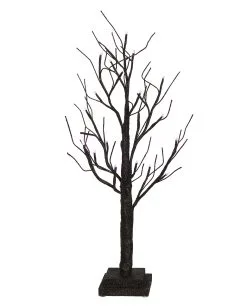 Halloween Glitzer Baum Leuchtend 75cm