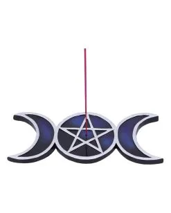 Lunar Trinity Räucherstäbchen Halter 21,5cm -Angebote Halloween Deko Store lunar trinity raeucherstaebchenhalter lunar trinity incense burner gothic deko 54012 07