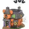 Mickey Mouse's Kürbis Schloss 17,5cm -Angebote Halloween Deko Store mickey mouse pumpkin manor mickey mouse kuerbis schloss disney halloween dekoration 53671 01