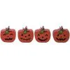 Kleine Holz Dekofigur Halloween Kürbis 3cm -Angebote Halloween Deko Store mini halloween kuerbis holz dekofigur 3cm mini halloween pumpkin wood figurine kuerbis holzfigur 53028