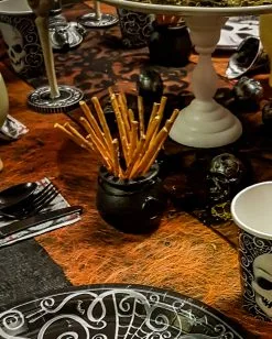 Mini Hexenkessel 12er Packung 7 Mini Hexenkessel 12er Packung -Angebote Halloween Deko Store mini hexenkessel halloween hexenkessel trick or treat koerbchen suesses oder saures geschenk kessel 19461 2