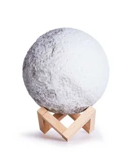 Mondlicht Mit Farbwechsel & Fernbedienung -Angebote Halloween Deko Store mond nachtlicht mit farbwechsel fernbedienung moon light with color changing remote control wohn ambiente 52410 05