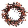 Eukalyptus Türkranz Orange-schwarz 55cm 2 Eukalyptus Türkranz Orange-schwarz 55cm -Angebote Halloween Deko Store orange schwarzer eukalyptus tuerkranz 55cm orange black eucalyptus wreath tuerdeko halloween 54048