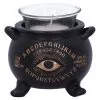 Spirit Hexenkessel Als Teelichthalter 9cm -Angebote Halloween Deko Store ouija hexenkessel als teelichthalter spirit witches cauldron tealight holder gothic deko 51157 01