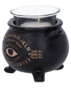 Spirit Hexenkessel Als Teelichthalter 9cm 9 Spirit Hexenkessel Als Teelichthalter 9cm -Angebote Halloween Deko Store ouija hexenkessel als teelichthalter spirit witches cauldron tealight holder gothic deko 51157 02