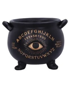 Spirit Hexenkessel Mit Auge 22,3cm -Angebote Halloween Deko Store ouija hexenkessel mit sehendem auge ouija witches cauldron with seeing eye halloween deko 51061 01