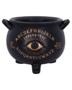 Spirit Hexenkessel Mit Auge 22,3cm -Angebote Halloween Deko Store ouija hexenkessel mit sehendem auge ouija witches cauldron with seeing eye halloween deko 51061 04