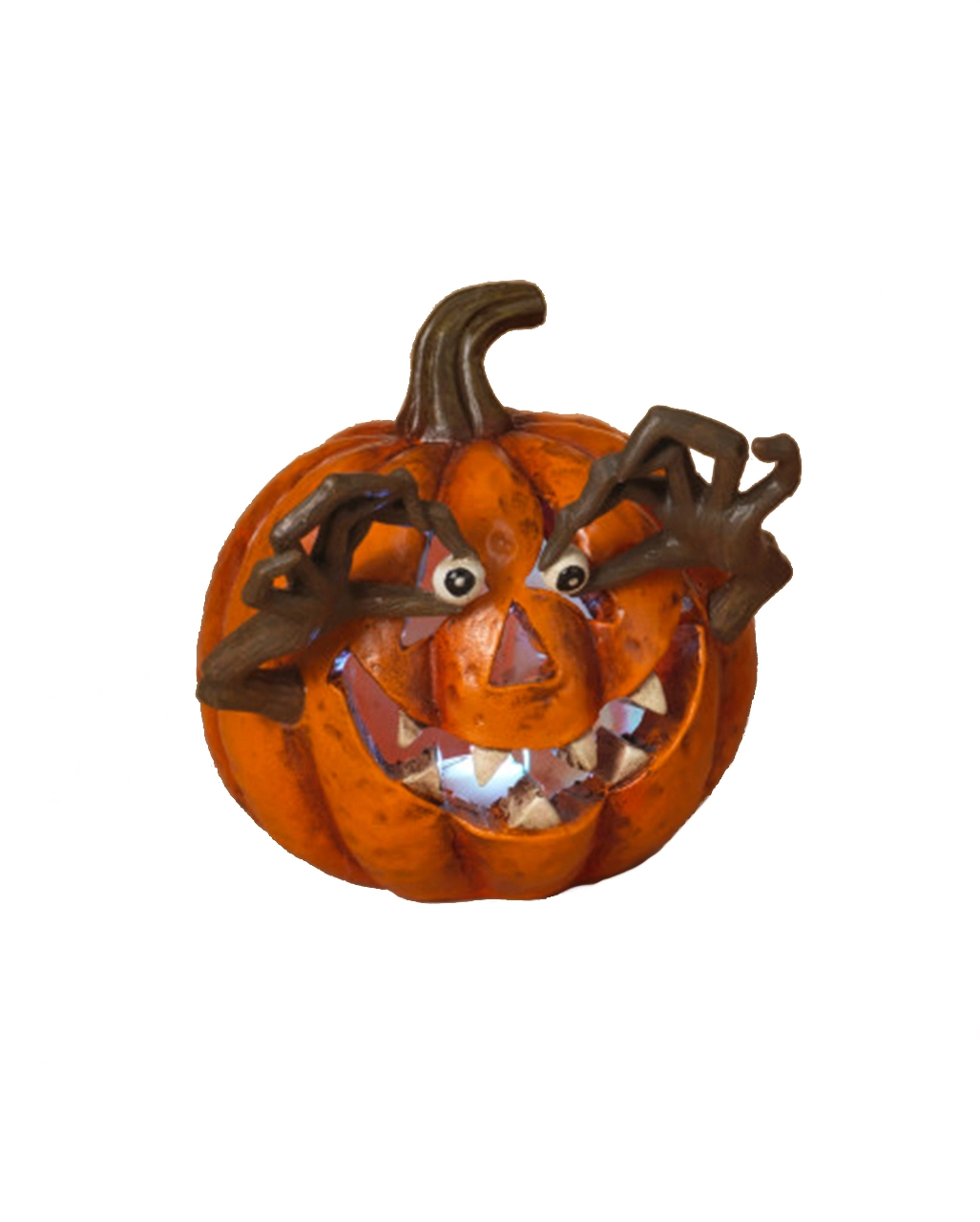 Gruseliger Halloween Kürbis Mit Augen & Licht 3 Gruseliger Halloween Kürbis Mit Augen & Licht