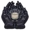 Schwarze Chiromantie-Hände Teelichthalter 1 Schwarze Chiromantie-Hände Teelichthalter -Angebote Halloween Deko Store schwarze handlese haende kerzenhalter schwarze chiromantie haende teelichthalter 51059 01