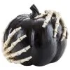 Kürbis Mit Greifenden Skeletthänden Schwarz 1 Kürbis Mit Greifenden Skeletthänden Schwarz -Angebote Halloween Deko Store schwarzer kuerbis mit skeletthaenden black pumpkin with skeleton hands halloween kuerbis deko 54694