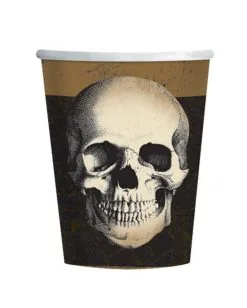 Totenschädel Boneyard Pappbecher 10 St.