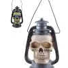 Totenkopf Laterne Mit LED Licht 15cm 1 Totenkopf Laterne Mit LED Licht 15cm -Angebote Halloween Deko Store totenkopf laterne totenschaedel lampion halloween lampe horror licht halloween dekoration horror artikel skull lantern 18233 01