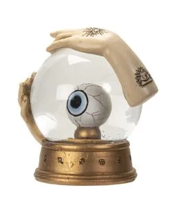 Hellseher Schneekugel Mit Auge 13cm -Angebote Halloween Deko Store wahrsage kugel mit auge fortune teller globe with eye spirituelle deko okkulte deko 54739 04