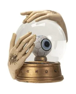 Hellseher Schneekugel Mit Auge 13cm -Angebote Halloween Deko Store wahrsage kugel mit auge fortune teller globe with eye spirituelle deko okkulte deko 54739 05