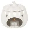 Weiße Halloween Kürbis Duftlampe 2 Weiße Halloween Kürbis Duftlampe -Angebote Halloween Deko Store weisse jack o lantern kuerbis duftlampe white jack o lantern pumpkin oil burner halloween tischdeko 53767 01