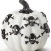 Kürbis Mit Totenschädeln Weiß 13cm 2 Kürbis Mit Totenschädeln Weiß 13cm -Angebote Halloween Deko Store weisser kuerbis mit totenkoepfen 13cm white pumpkin with skulls halloween kuerbis deko 54696