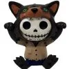 Furrybones Figur - Wolfie Klein -Angebote Halloween Deko Store wolfie furrybones figur werwolf furrybones sammlerfigur skelett figur halloween deko 37022 01